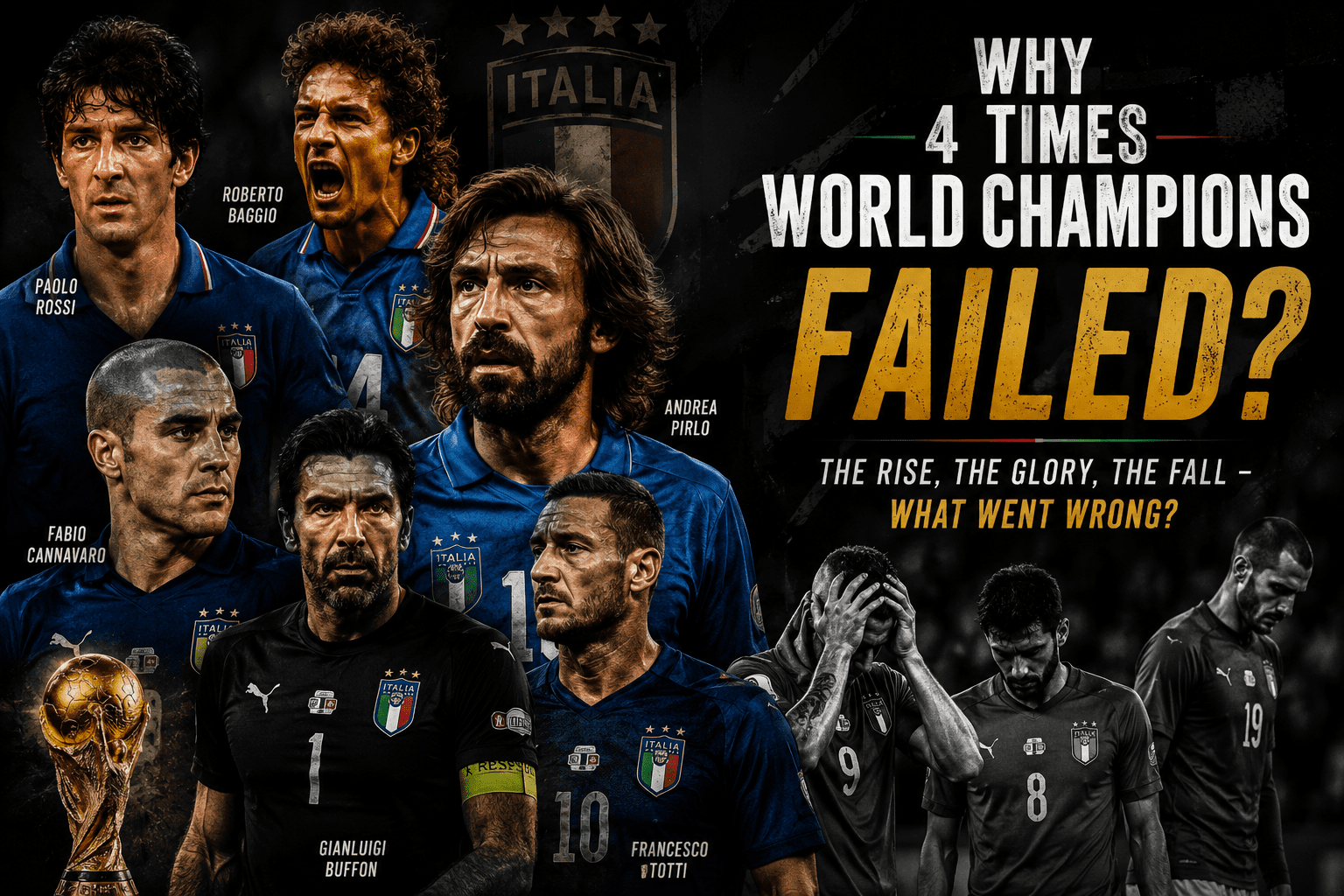 Italy's Decline: From World Champions to World Cup Absentees
