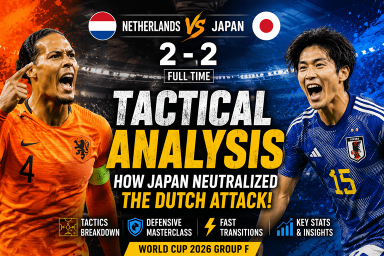 Netherlands vs Japan World Cup 2026