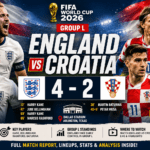 England vs Croatia World Cup 2026