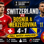 Switzerland vs Bosnia and Herzegovina World Cup 2026