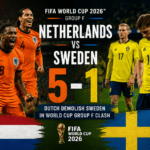 Netherlands 5-1 Sweden