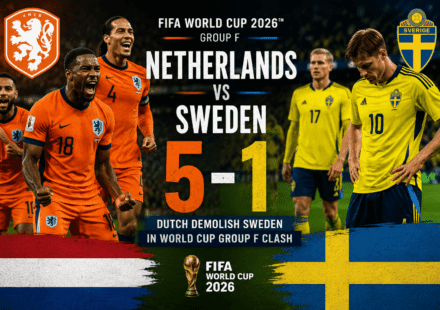 Netherlands 5-1 Sweden