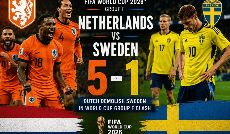 Netherlands 5-1 Sweden