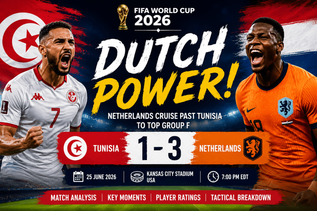 Tunisia vs Netherlands