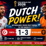 Tunisia vs Netherlands