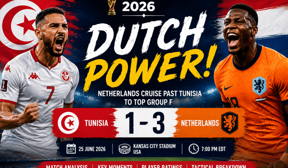 Tunisia vs Netherlands