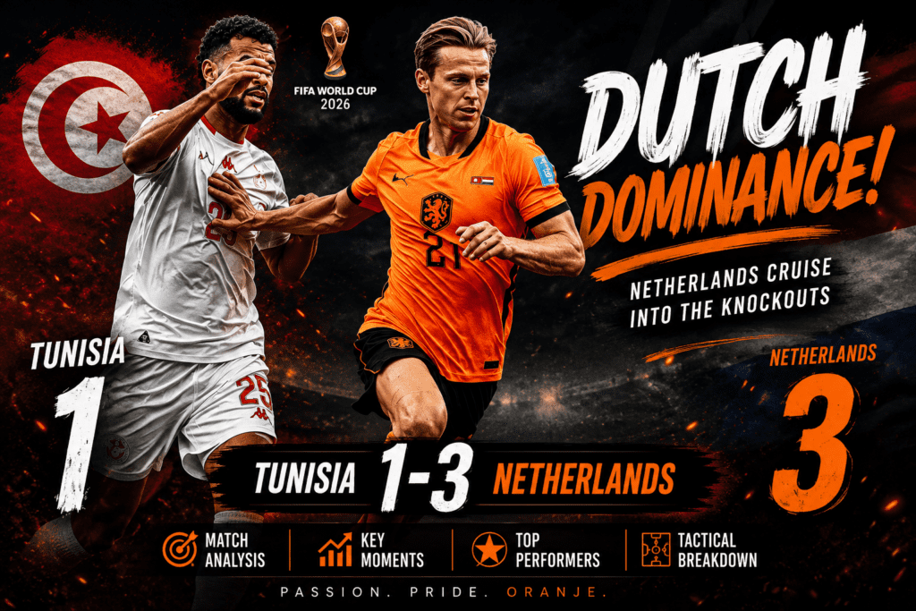 Tunisia vs Netherlands