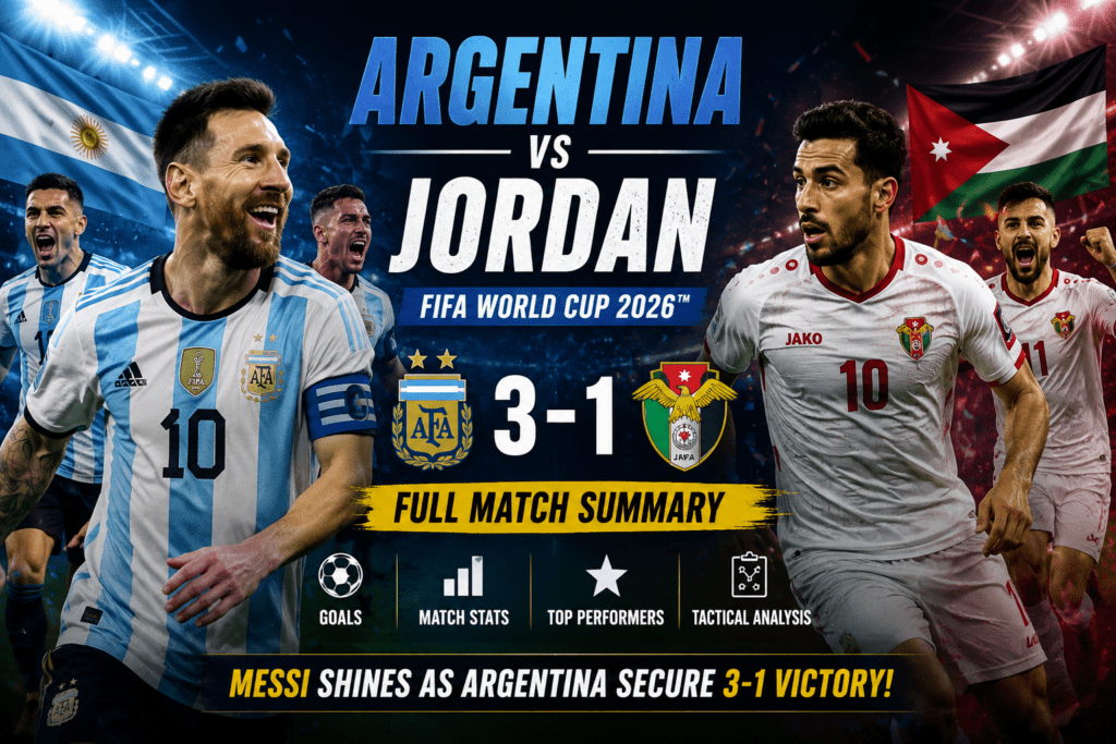 Argentina vs Jordan