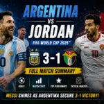 Argentina vs Jordan