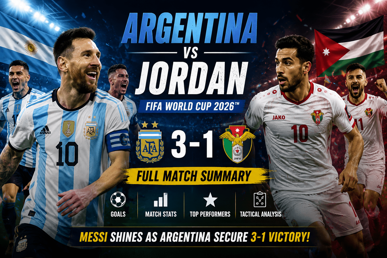 Argentina vs Jordan