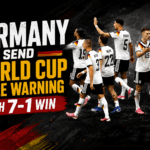 Germany secured a dominant 7-1 victory