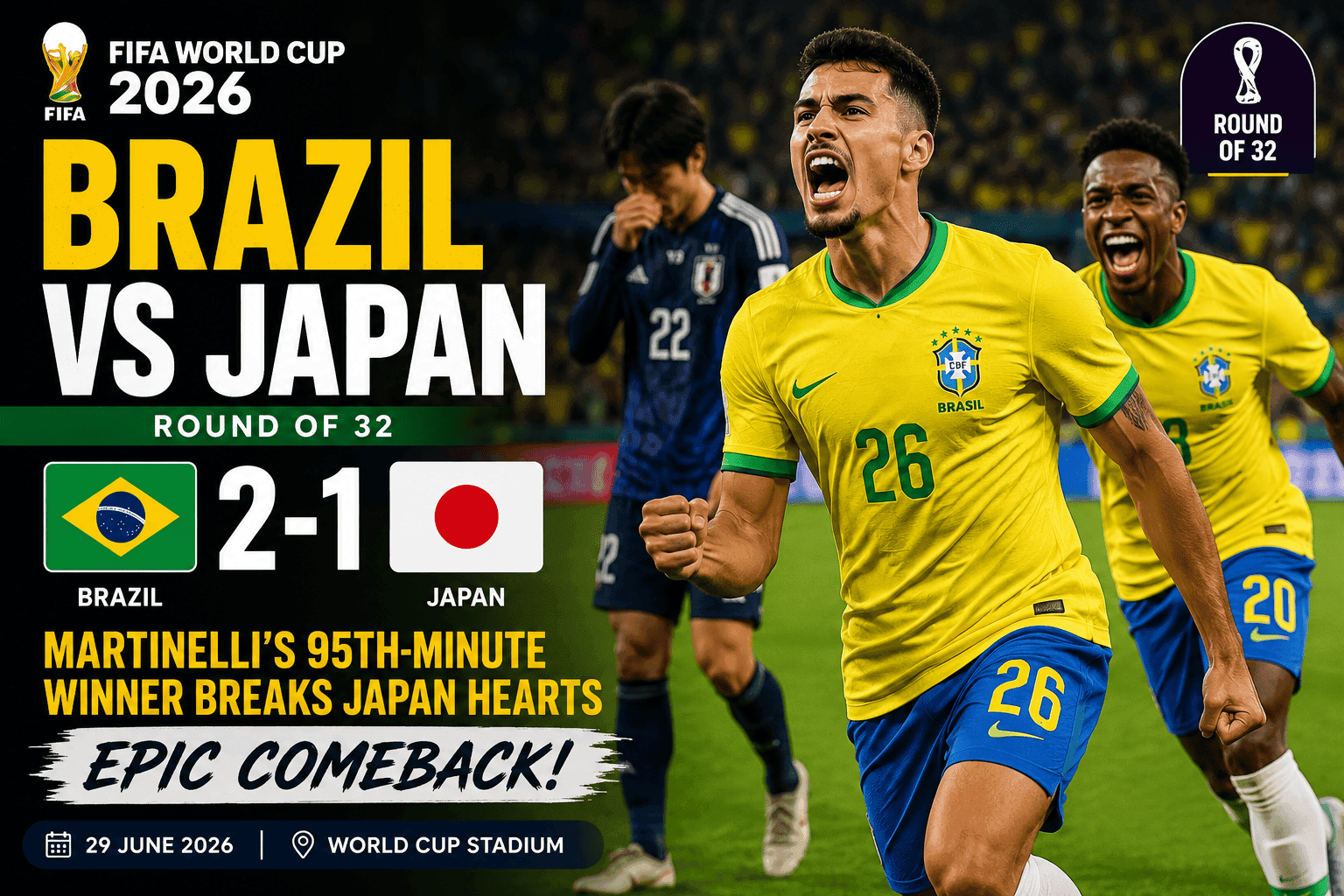 Brazil vs Japan