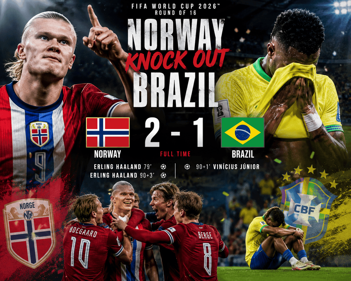 Brazil vs Norway