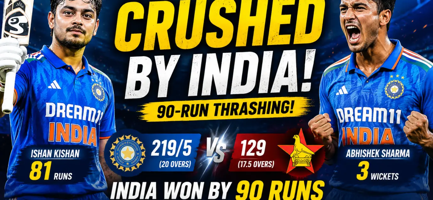 India vs Zimbabwe 2nd T20I