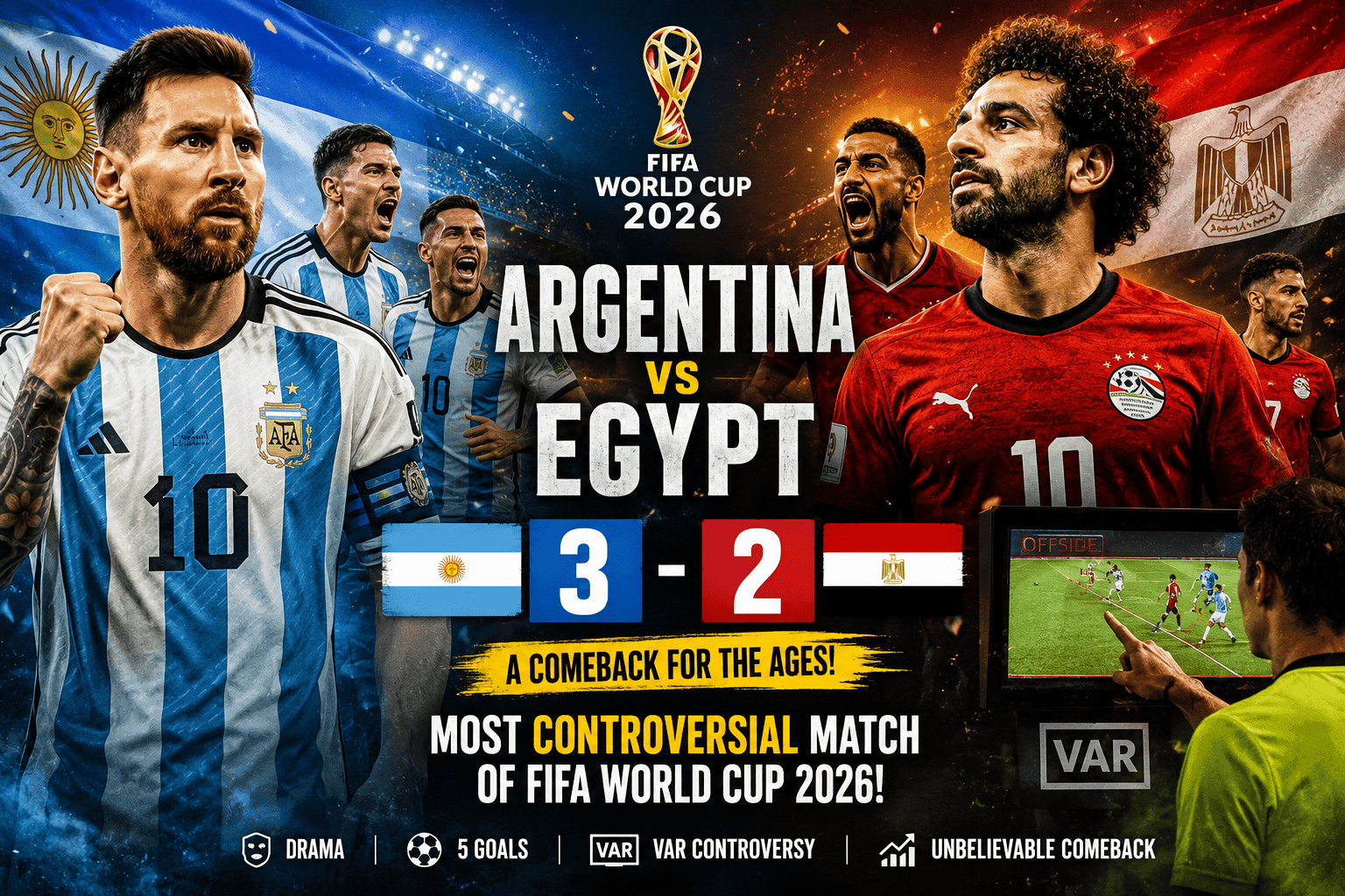 Argentina vs Egypt