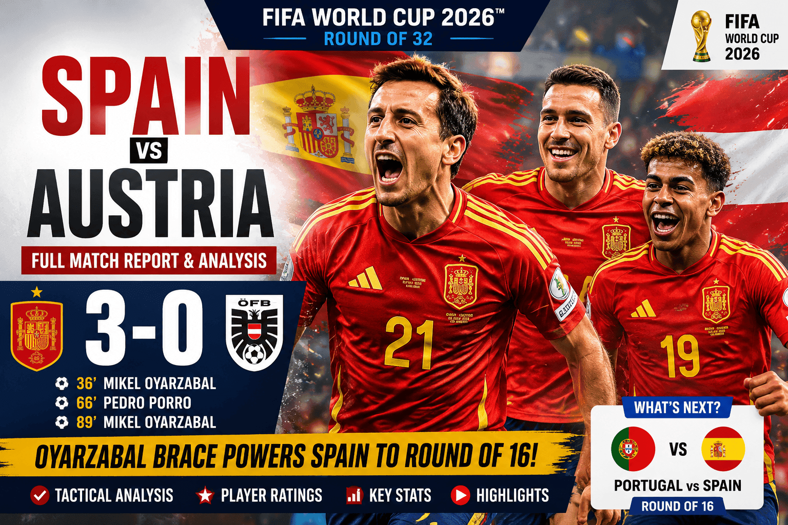 Spain vs Austria