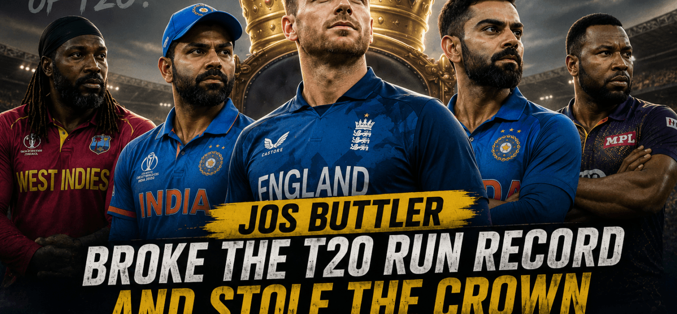 Jos Buttler Broke the T20 Run Record