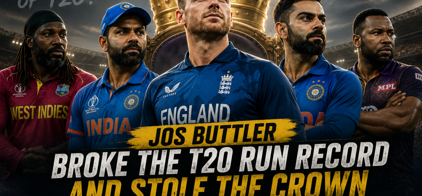 Jos Buttler Broke the T20 Run Record