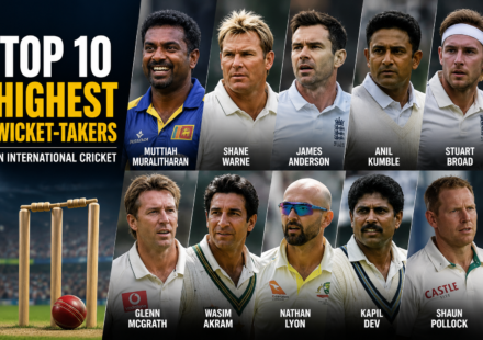 Top 10 Highest Wicket-Takers in International Cricket