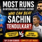 Most Runs in International Cricket History
