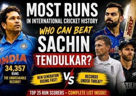 Most Runs in International Cricket History