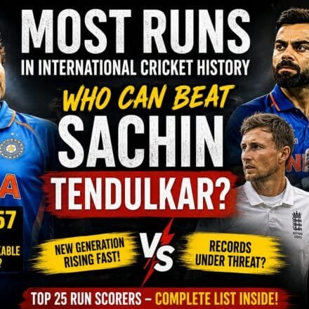 Most Runs in International Cricket History